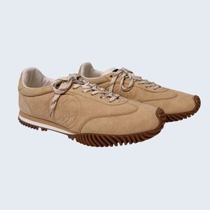 Stella McCartney Women’s S-Wave Sport Suede Sneakers Tan Size-US 8/EUR 38 NIB